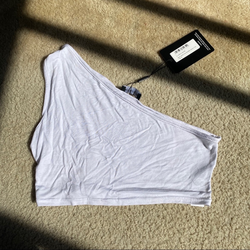 PLT brand new one shoulder crop